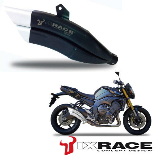 Rakuten - IXRACE アイエックスレース ツインアップ スリップオンマフラー FZ8 YAMAHA ヤマハ マフラー