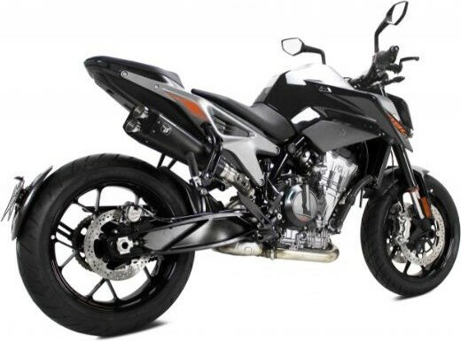 IXRACE アイエックスレース ヘキサゴン デュアルエンド スリップオン マフラー DUKE790 KTM スリップオンマフラー サイレンサータイプ：マットブラック(M9B)