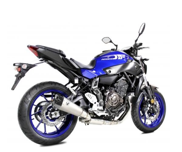 樂天商城 - IXRACE アイエックスレース ヘキサゴン デュアルエンド フルエキゾースト マフラー MT07 YAMAHA ヤマハ フルエキゾーストマフラー サイレンサータイプ：マットポリッシュ・チタン(M10)