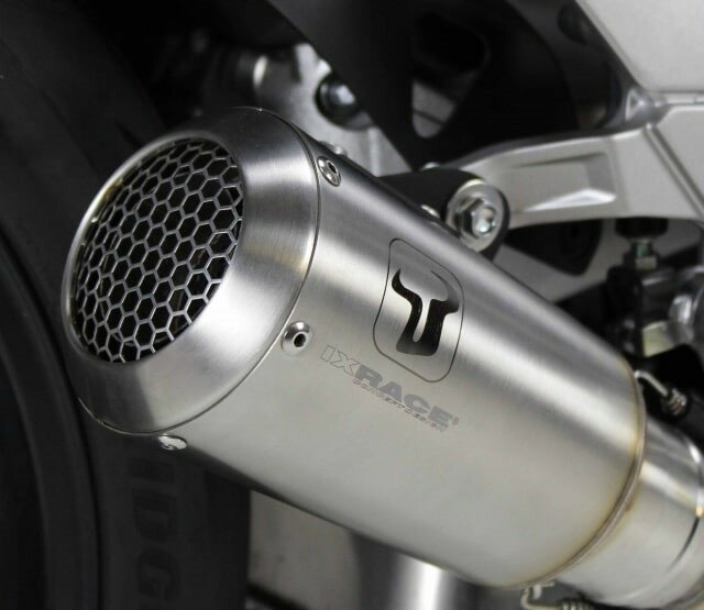 IXRACE アイエックスレース コニカルショート フルエキゾーストマフラー YZF-R15 YAMAHA ヤマハ マフラー サイレンサータイプ：マットポリッシュ