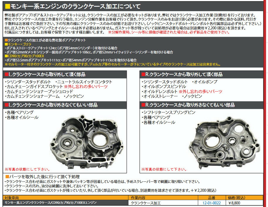 SP���� SP�������� ���佤���ʡ� �ϥ�������ƥ�����������TYPE-252mm(88cc��106cc) �������� ���󥸥�ѡ��� ���󥸥�
