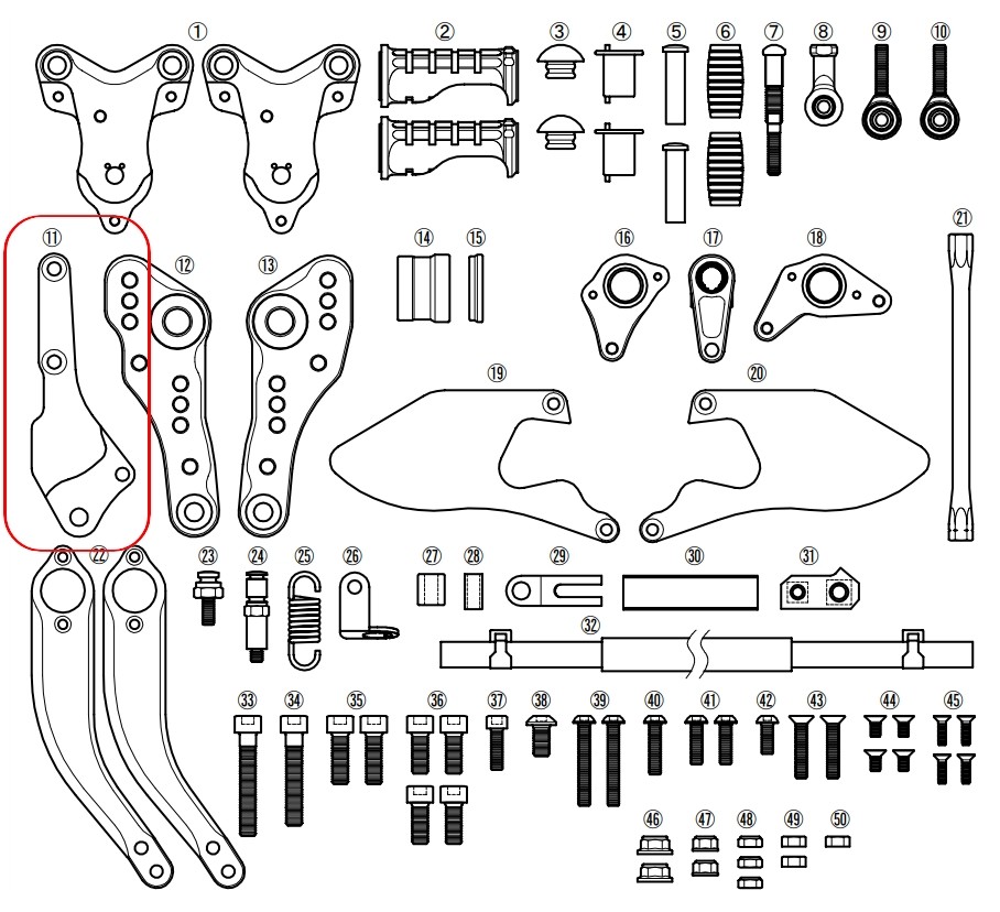 SP武川 SPタケガワ 【補修部品】マスターシリンダホルダー その他ステップオプション・補修部品 ステッ..