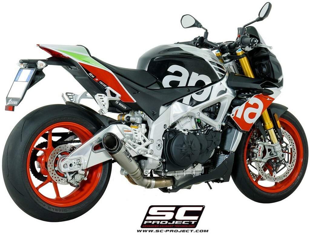 SC-PROJECT SCプロジェクト S1 スリップオンサイレンサー ローポジション＆フルチタンリンクパイプ RSV4 RF RR TUONO V4 1100 FACTORY APRILIA アプリリア スリップオンマフラー マフラー