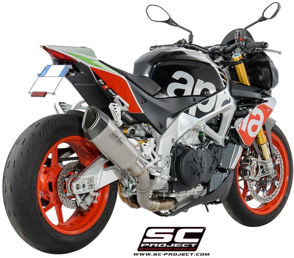 SC-PROJECT SCプロジェクト SC1-R スリップオンサイレンサー＆フルチタンリンクパイプ RSV4 RF RR TUONO V4 1100 FACTORY APRILIA アプリリア スリップオンマフラー マフラー