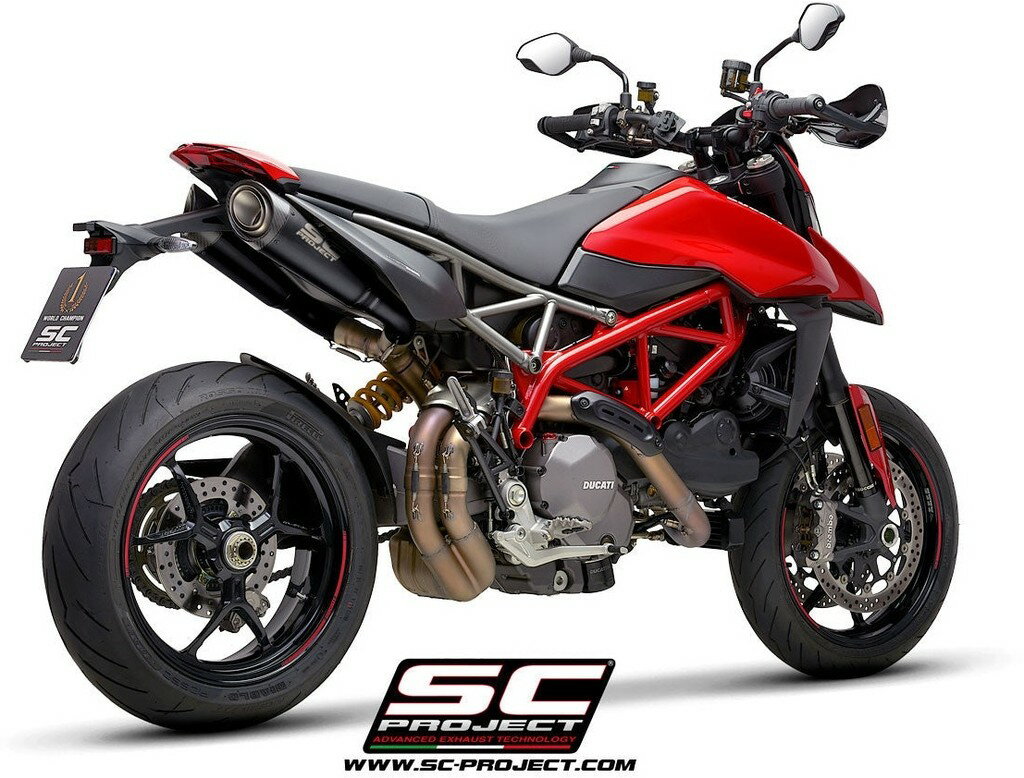 SC-PROJECT SCプロジェクト S1 ツイン スリップオンサイレンサー＆フルチタンリンクパイプ ブラックエディション HYPERMOTARD 950 HYPERMOTARD 950 RVE HYPERMOTARD 950 SP DUCATI ドゥカティ DUCATI ドゥカティ DUCATI ドゥカティ