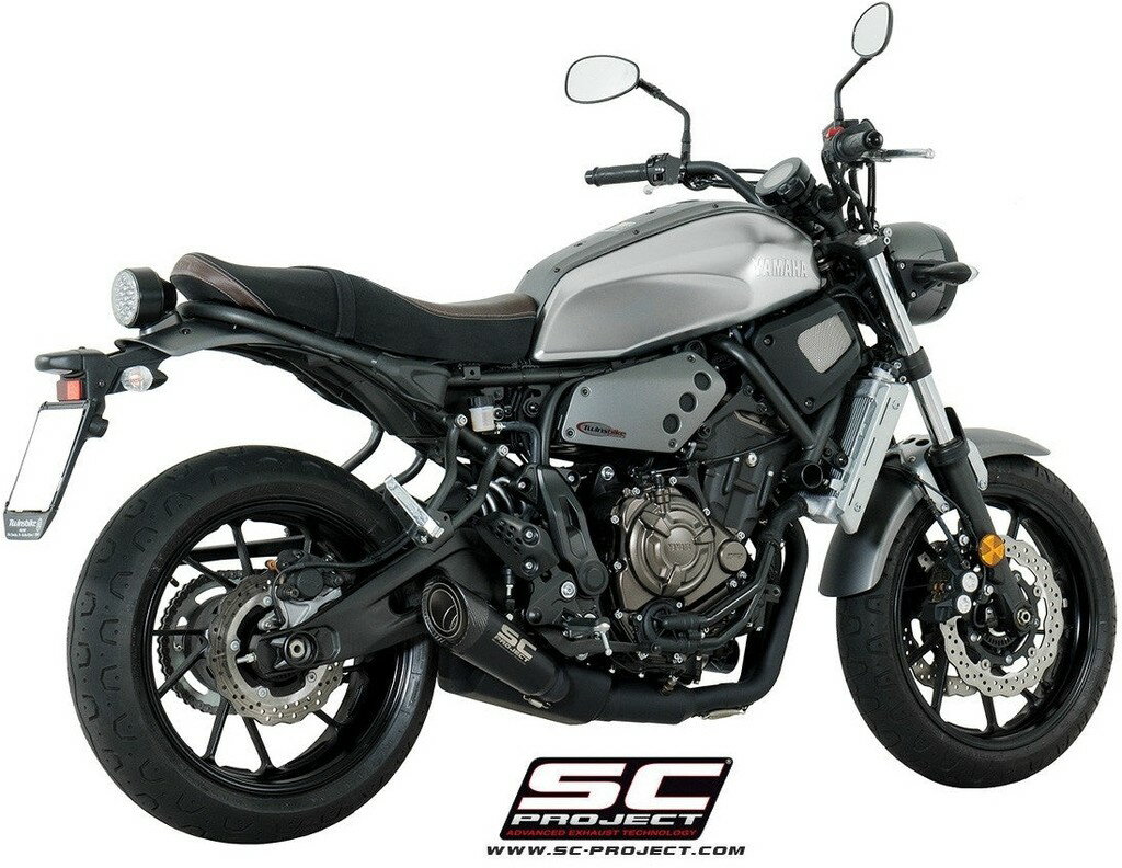 SC-PROJECT SCプロジェクト フルエキゾーストシステム 2-1＆S1 サイレンサーブラックエディション MT-07 XSR 700 YAMAHA ヤマハ フルエキゾーストマフラー マフラー