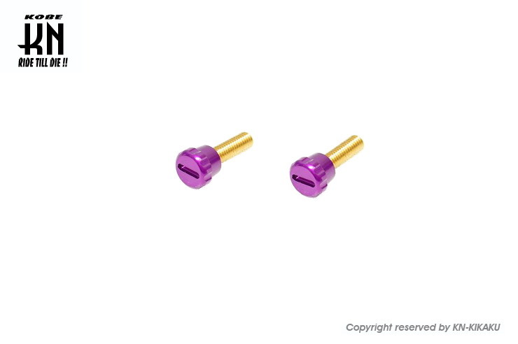 KN企画 ケイエヌキカク アルミCNCフローティングカバースクリュー ビッグキャブ用 PWK28 OKO21/24/28/30 フラットバルブキャブ KOSOスモール/ビッグボディーキャブレター STAGE6スモール/ビッグボディーキャブレター その他キャブレターオプション・補修部品 吸気関連