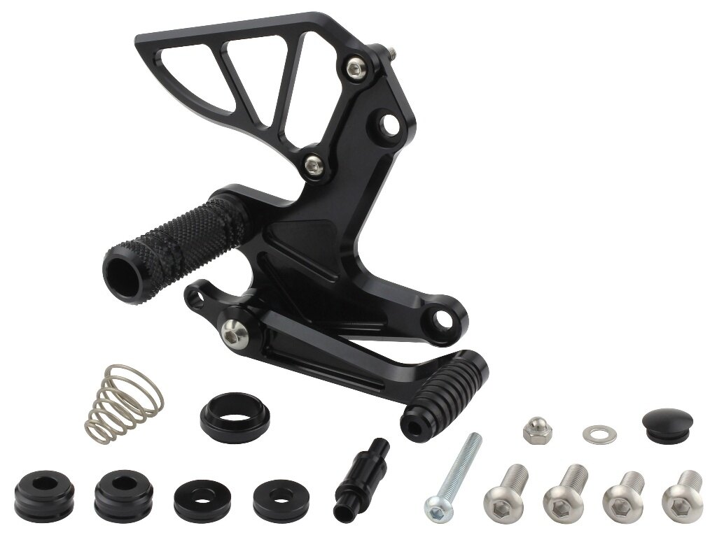■商品概要NSF100 バックステップ補修パーツブレーキ側ASSY◆右側(ブレーキ側)パーツリスト：[15]チェンジ側Assy(BLACK)■注意点※メーカー都合により商品の仕様変更がある場合がございます。ご了承ください。■適合車種NSF100&ensp;NSF100