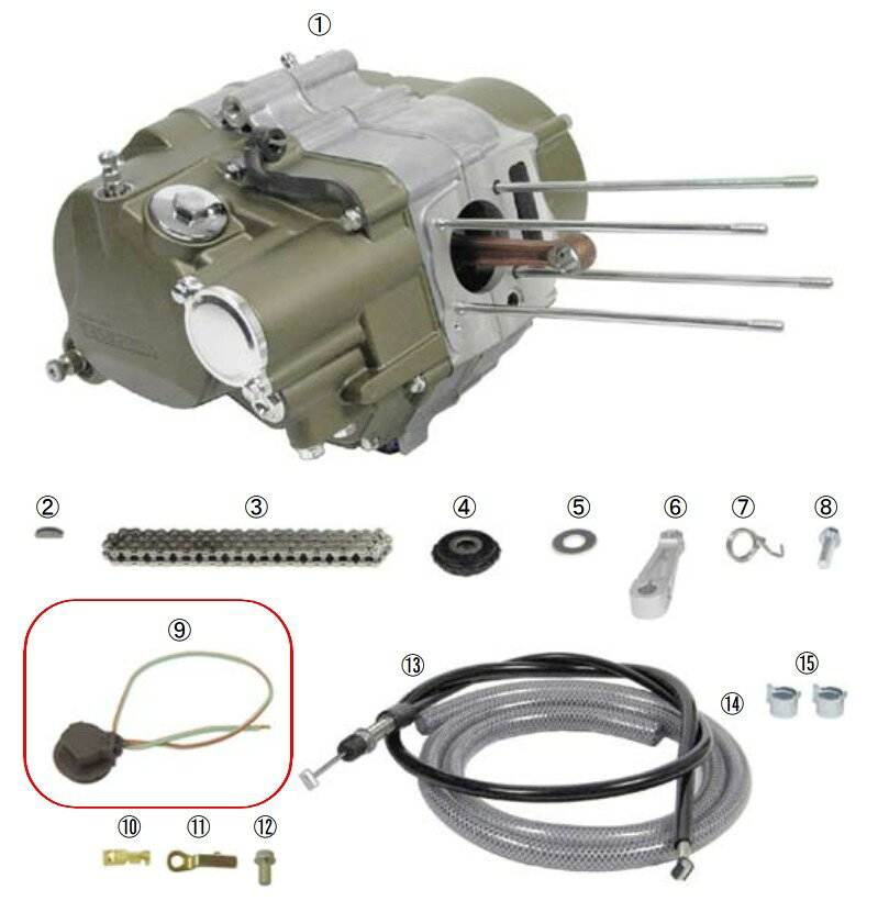 ■商品概要■SP武川製コンプリートエンジン用補修部品【画像内番号】9■注意点※該当商品は画像赤枠内です。※ロットによっては、価格変更前の旧価格・旧JANコードでのラベルでお届けになる場合がございます。予めご了承ください。※メーカー都合により商品の仕様変更がある場合がございます。ご了承ください。