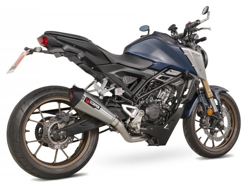 SCORPION スコーピオン セルケトテーパー フルエキゾーストマフラー CB 125 R HONDA ホンダ マフラー タイプ：Stainless Steel／重量：3.15 KG