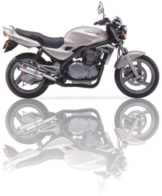 401 cc 〜750 cc  - IXIL イクシル SOVS-オーバルタイプマフラー ER-5 ER500A KAWASAKI カワサキ スリップオンマフラー マフラー