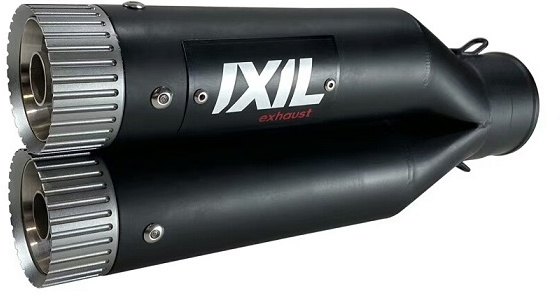 IXIL イクシル L3N デュアル ラウンド ブラック スリップオン マフラー DUKE125 DUKE250 DUKE390 KTM スリップオンマフラー