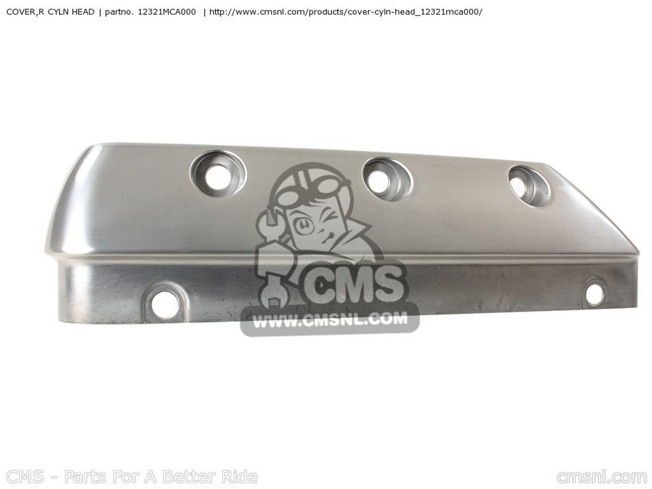 CMS シーエムエス COVER，R CYLN HEAD GL1800 GOLDWING 1 USA 2 3 4 5 6 AUSTRALIA / GH BRAZIL ENGLANDGH EUROPEAN DIRECT SALES FRANCE CMF IRELAND GL1800A KMH CANADA ENGLAND HONDA ホンダ その他エンジンカバー エンジンパーツ エンジン