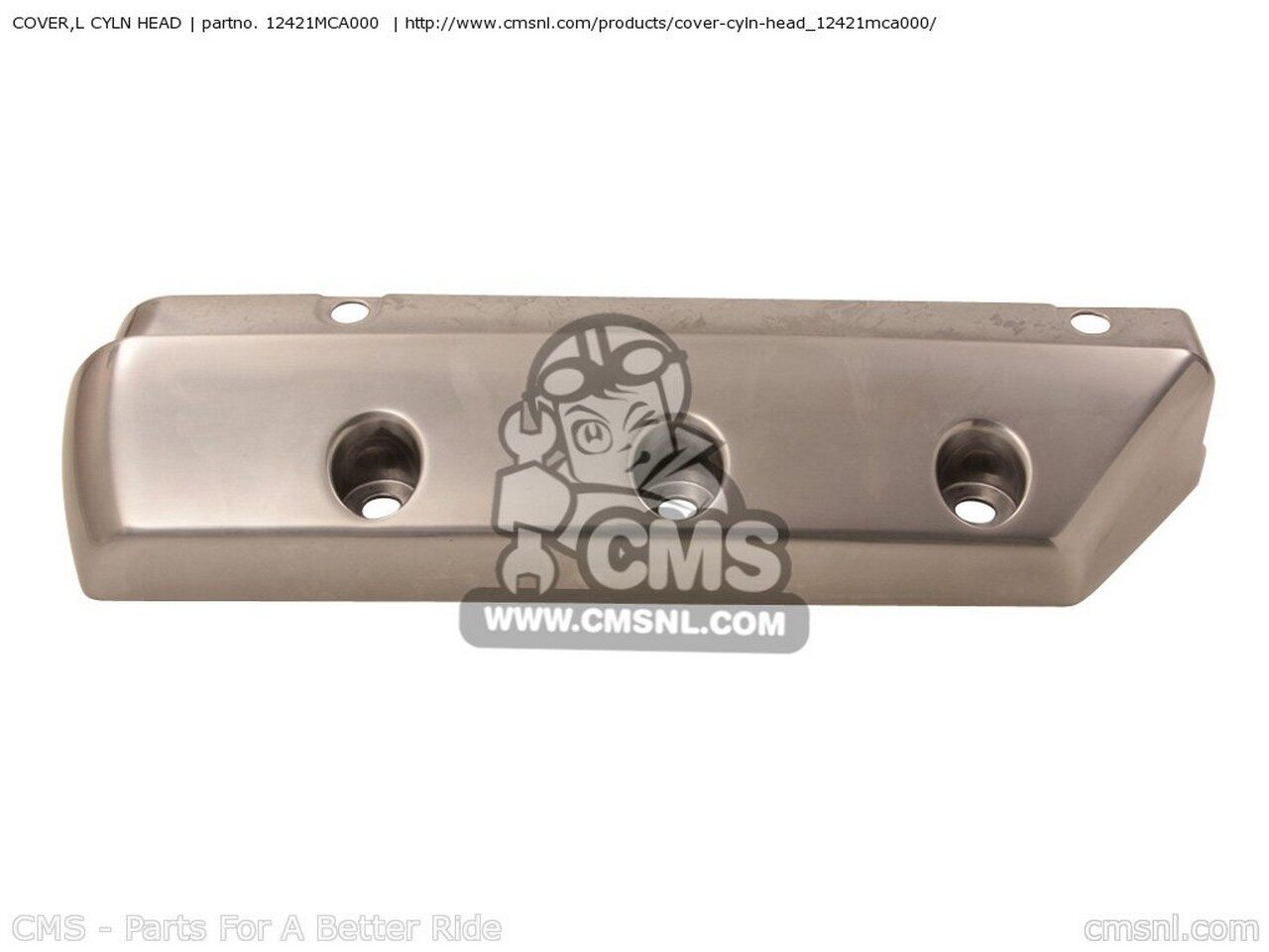 CMS シーエムエス COVER，L CYLN HEAD GL1800 GOLDWING 1 USA 2 3 4 5 6 AUSTRALIA / GH BRAZIL ENGLANDGH EUROPEAN DIRECT SALES FRANCE CMF IRELAND GL1800A KMH CANADA ENGLAND HONDA ホンダ その他エンジンカバー エンジンパーツ エンジン