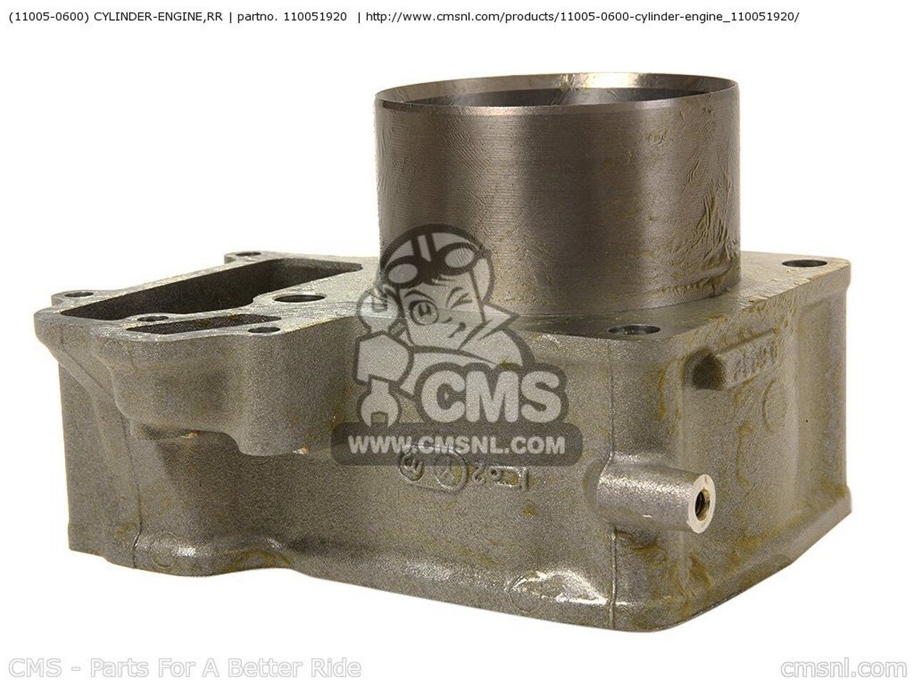 汽缸组件 - CMS シーエムエス (110050600) CYLINDER-ENGINE，RR KAWASAKI カワサキ シリンダー エンジンパーツ エンジン