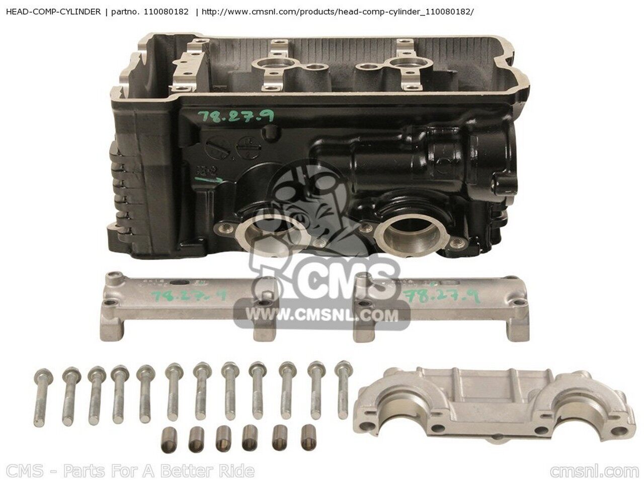 CMS シーエムエス HEAD-COMP-CYLINDER ER650C9F ER6N USA ER650CAF EX650C9F NINJA 650R 2009 EX650CAF..