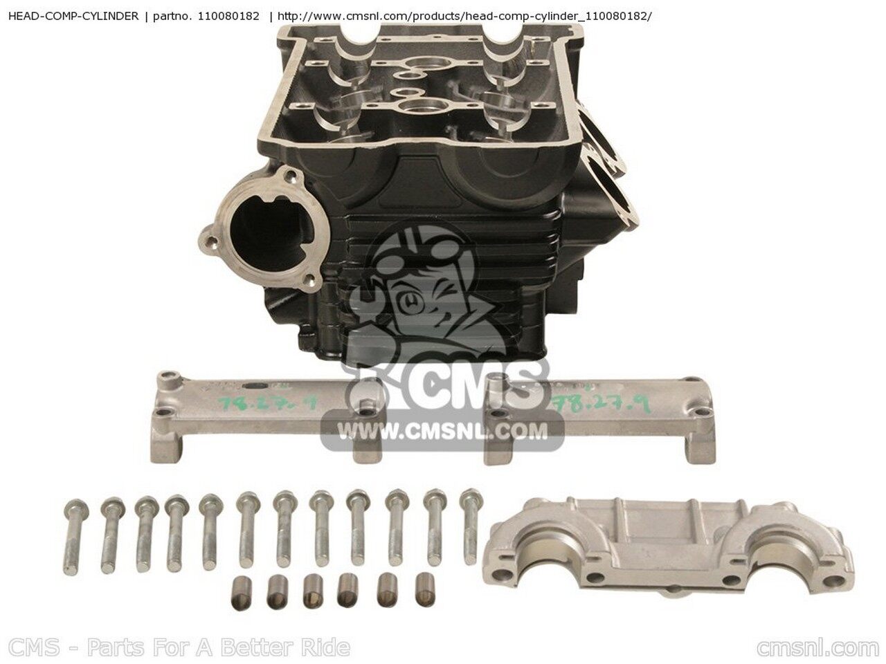 CMS �������२�� HEAD-COMP-CYLINDER ER650C9F ER6N USA ER650CAF EX650C9F NINJA 650R 2009 EX650CAF 2010 EX650CBF 2011 KAWASAKI ���掠�� �������� ���󥸥�ѡ��� ���󥸥�