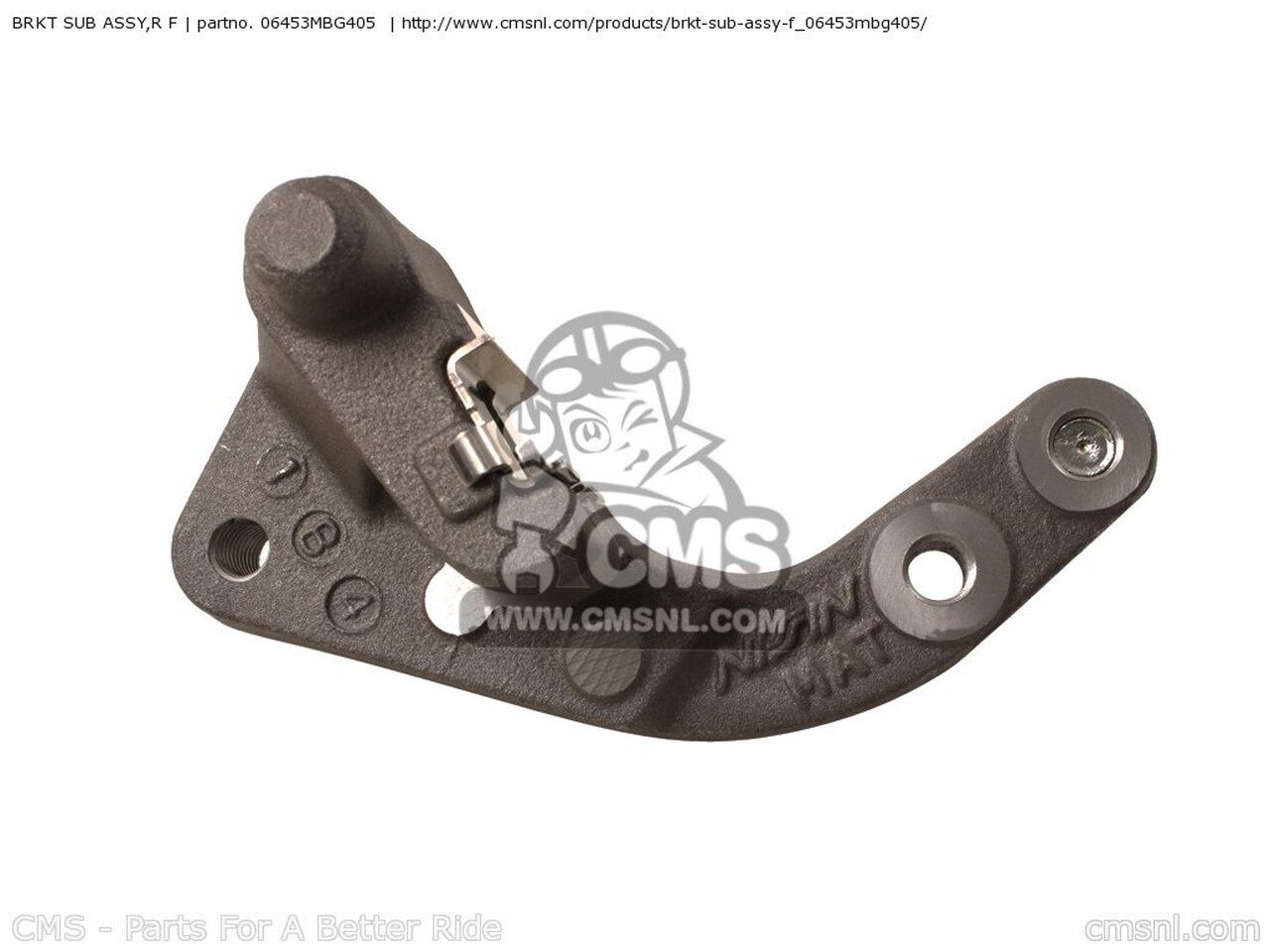 CMS シーエムエス BRKT SUB ASSY，R F HONDA ホンダ キャリパーサポート・ブラケット ブレーキ