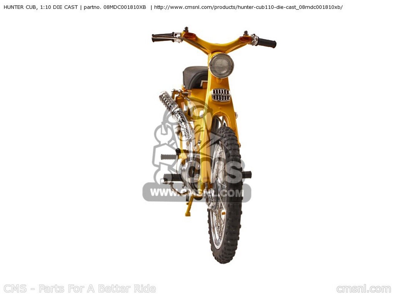 CMS シーエムエス HUNTER CUB， 1：10 DIE CAST SCALE MODELS HONDA ホンダ その他グッズ バイク関連グッズ