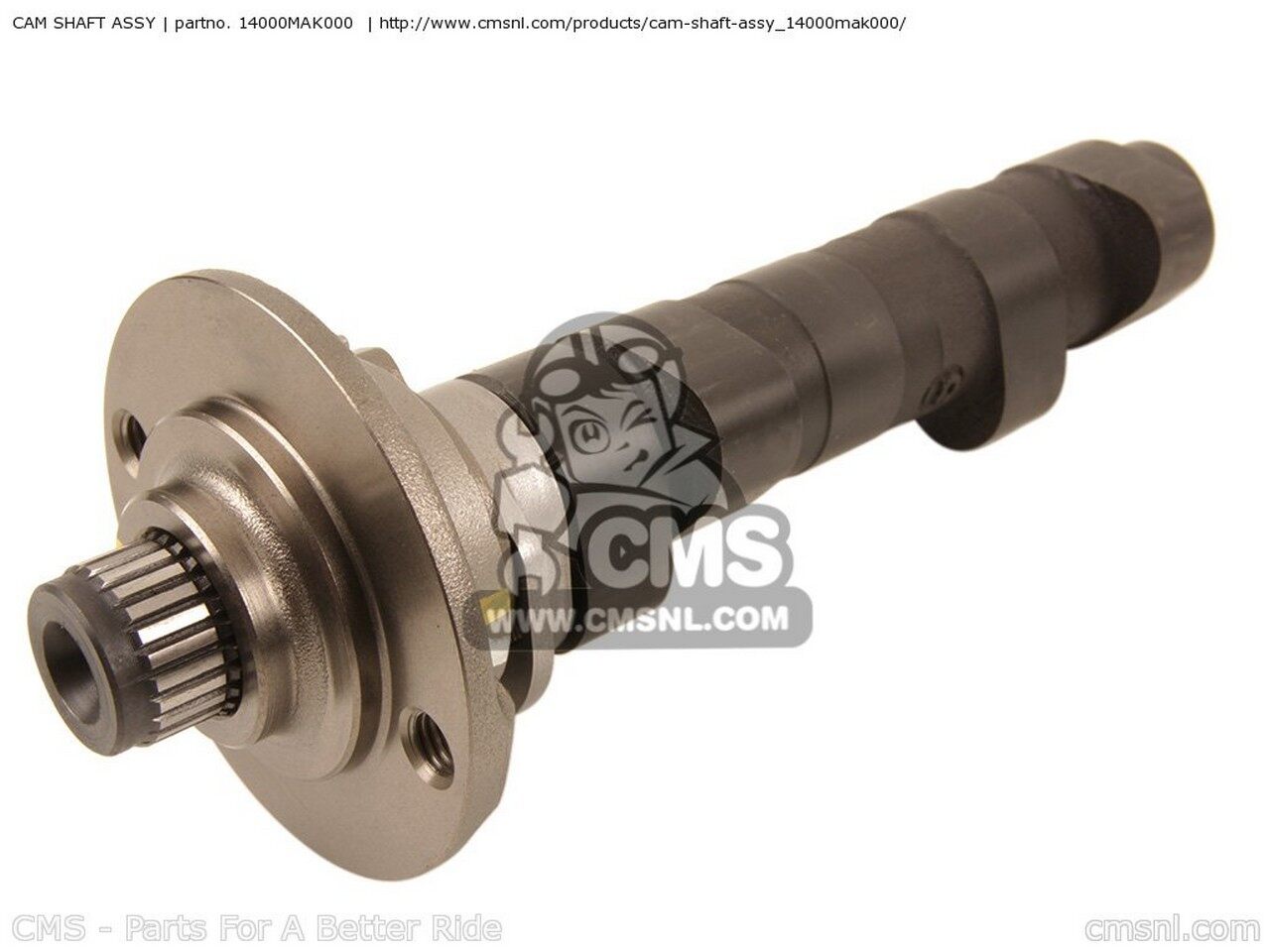 CMS シーエムエス CAM SHAFT ASSY FMX650 2005 5 ENGLAND / MKH EUROPEAN DIRECT SALES KPH 25K FRANCE..