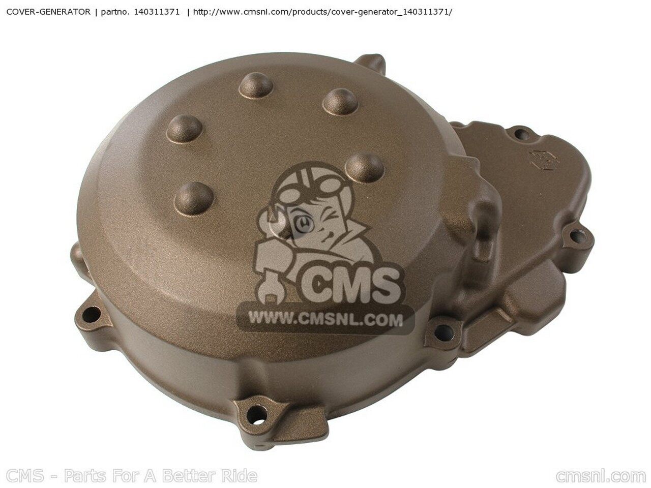 CMS シーエムエス COVER-GENERATOR ZX900F2 NINJA ZX9R USA CALIFORNIA CANADA KAWASAKI カワサキ オルタネーターカバー・ジェネレーターカバー エンジンパーツ エンジン