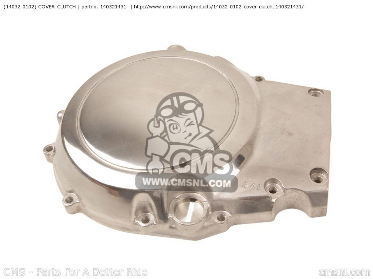 CMS シーエムエス (140320102) COVER-CLUTCH EN500C10 VULCAN500 LTD 2005 USA CALIFORNIA CANADA EN500C6F 2006 EN500C7F 2007 EN500C8 2003 EN500C9 2004 KAWASAKI カワサキ その他エンジンカバー エンジンパーツ エンジン