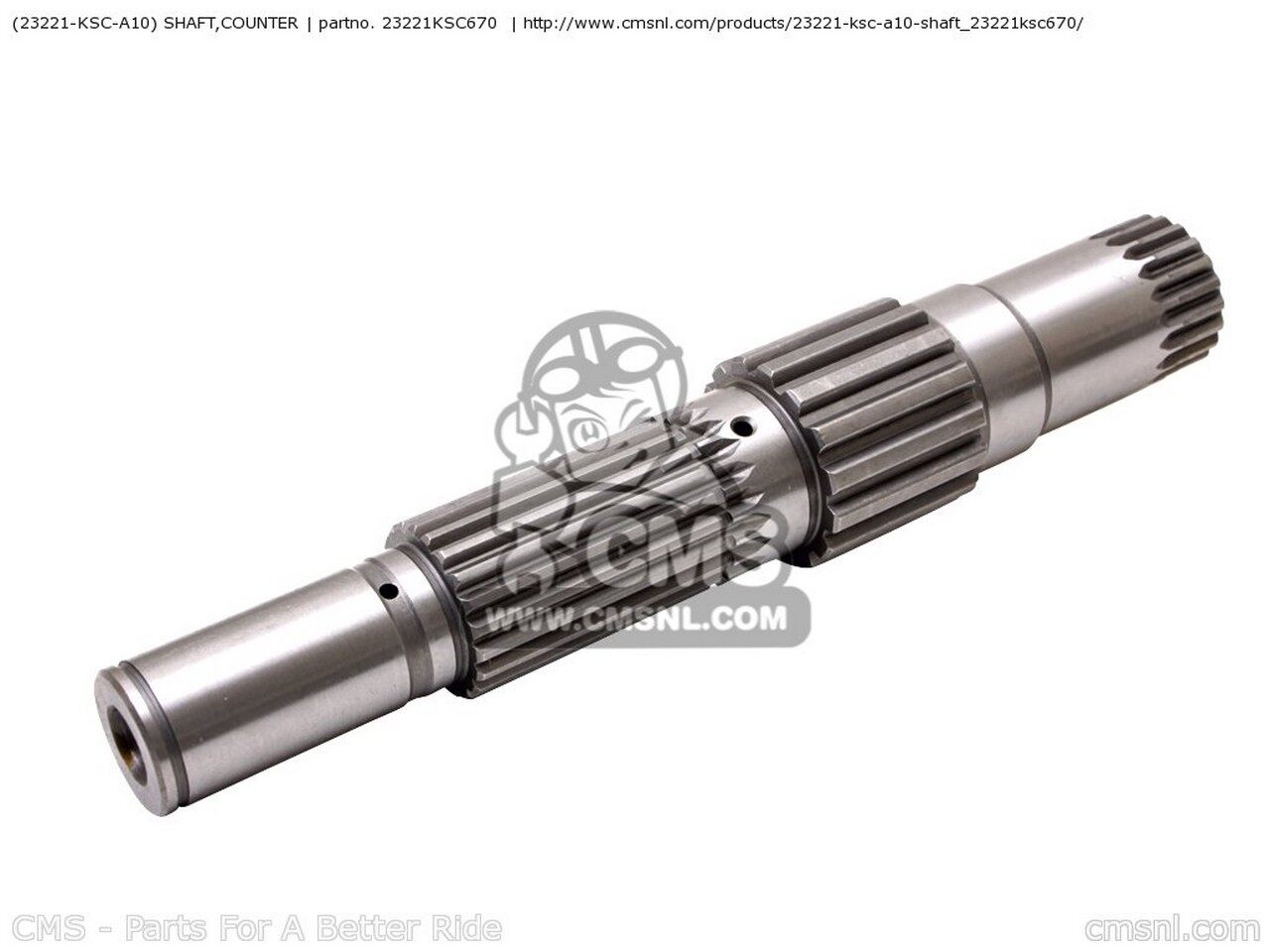 CMS シーエムエス (23221-KSC-A10) SHAFT，COUNTER CRF250X 4 EUROPEAN DIRECT SALES / CMF USA 6 7 AU..