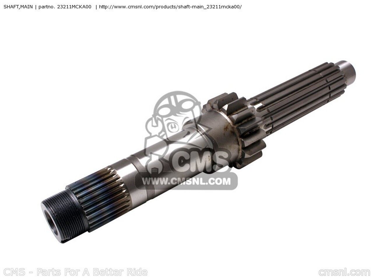 CMS シーエムエス SHAFT，MAIN VT1100C2 SHADOW 2000 Y AUSTRALIA / KPH CANADA KMH EUROPEAN DIRECT SALES FRANCE 2001 1 2002 2 2003 3 2004 4 2005 5 SABRE USA VT1100C3 AERO CMF HONDA ホンダ ミッション・ギア エンジンパーツ エンジン