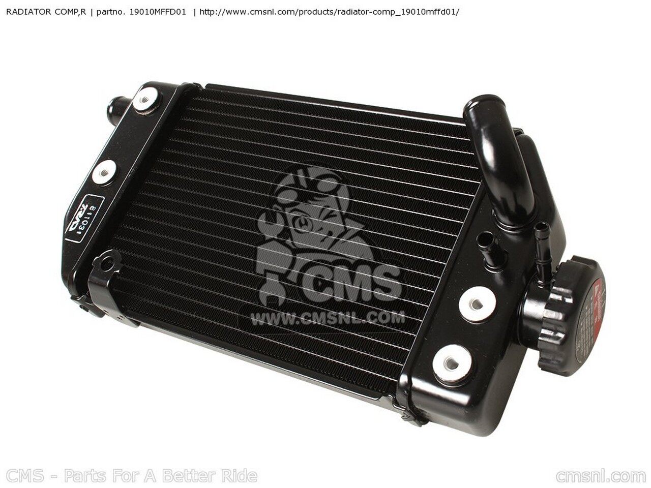 CMS シーエムエス RADIATOR COMP，R XL700V TRANSALP 2008 8 ENGLAND EUROPEAN DIRECT SALES FRANCE / ..