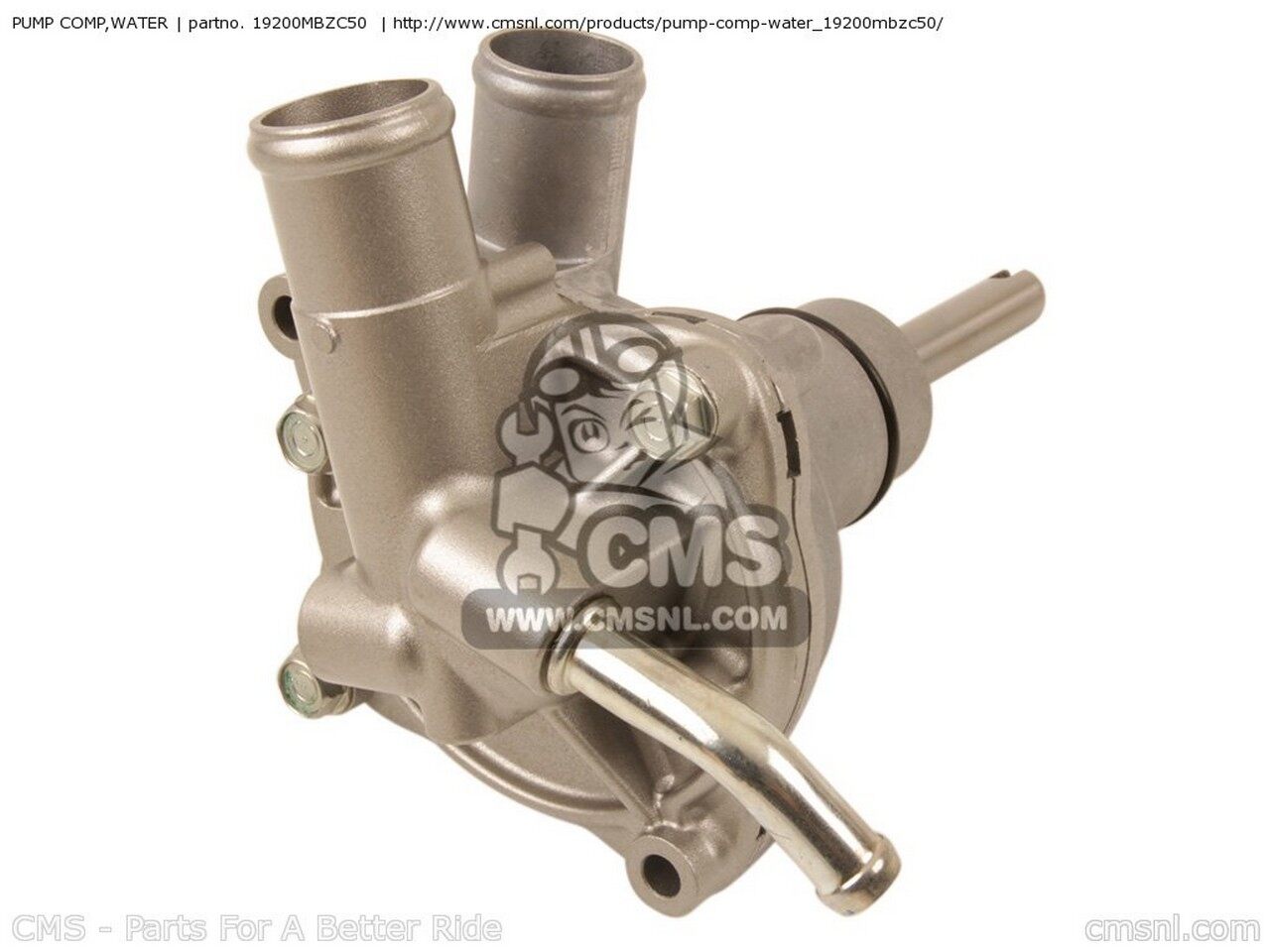 CMS シーエムエス PUMP COMP，WATER CB600F HORNET 2005 5 ENGLAND 2006 6 EUROPEAN DIRECT SALES / 25K IRELAND NETHERLANDS HONDA ホンダ その他エンジンパーツオプション・補修部品 エンジンパーツ エンジン