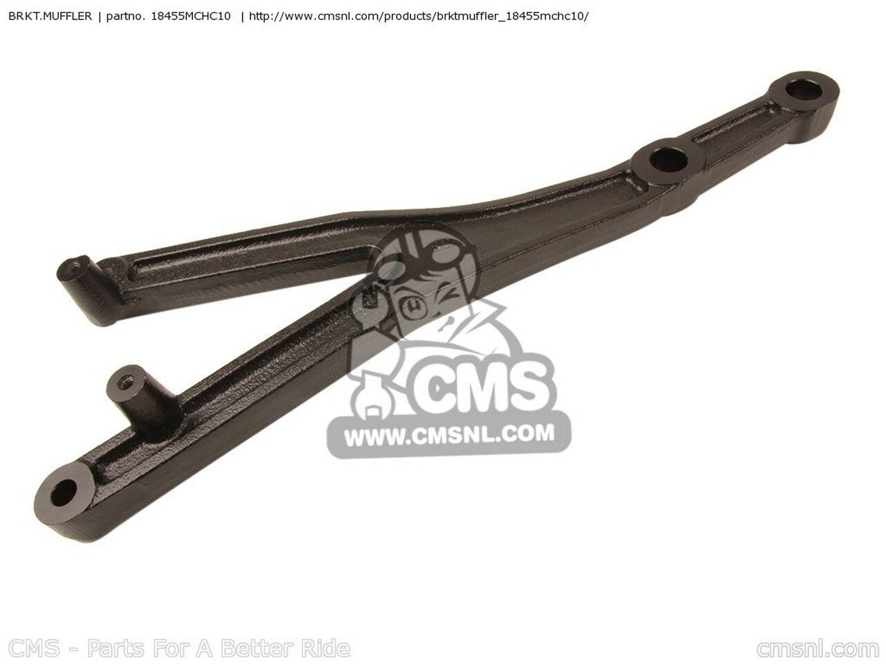 CMS シーエムエス BRKT.MUFFLER VTX1800C 2003 3 FRANCE 2004 4 ENGLAND EUROPEAN DIRECT SALES VTX1800C1 2005 5 AUSTRALIA IRELAND 2006 6 BRAZIL / CMF KOREA 2007 7 2008 8 HONDA ホンダ マフラーステー マフラー