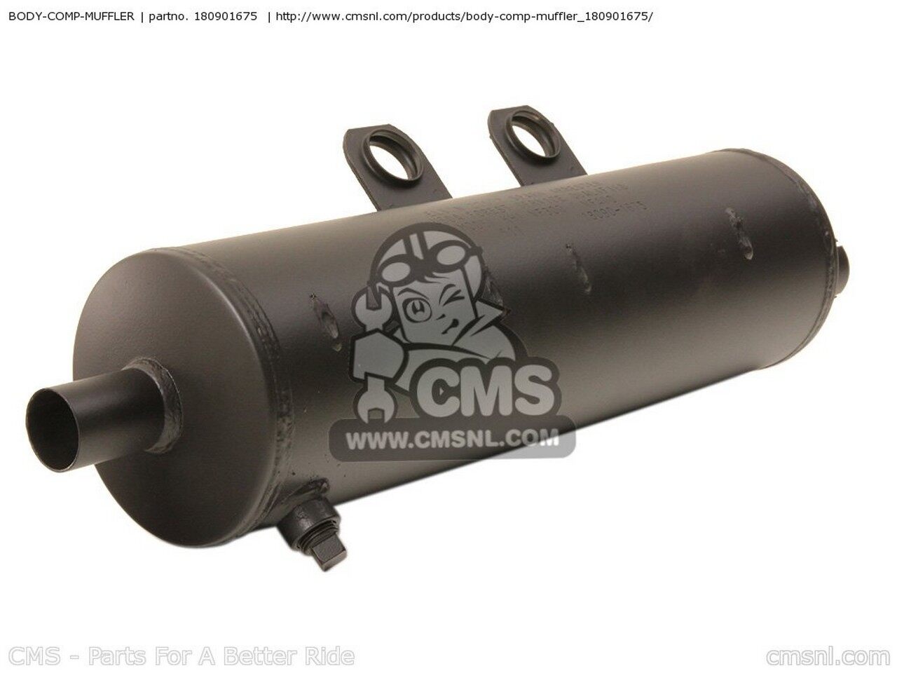 CMS シーエムエス ボディ COMP・マッフラー(BODY-COMP-MUFFLER) KVF300-A3 PRAIRIE300 2001 USA / 4X4 ..