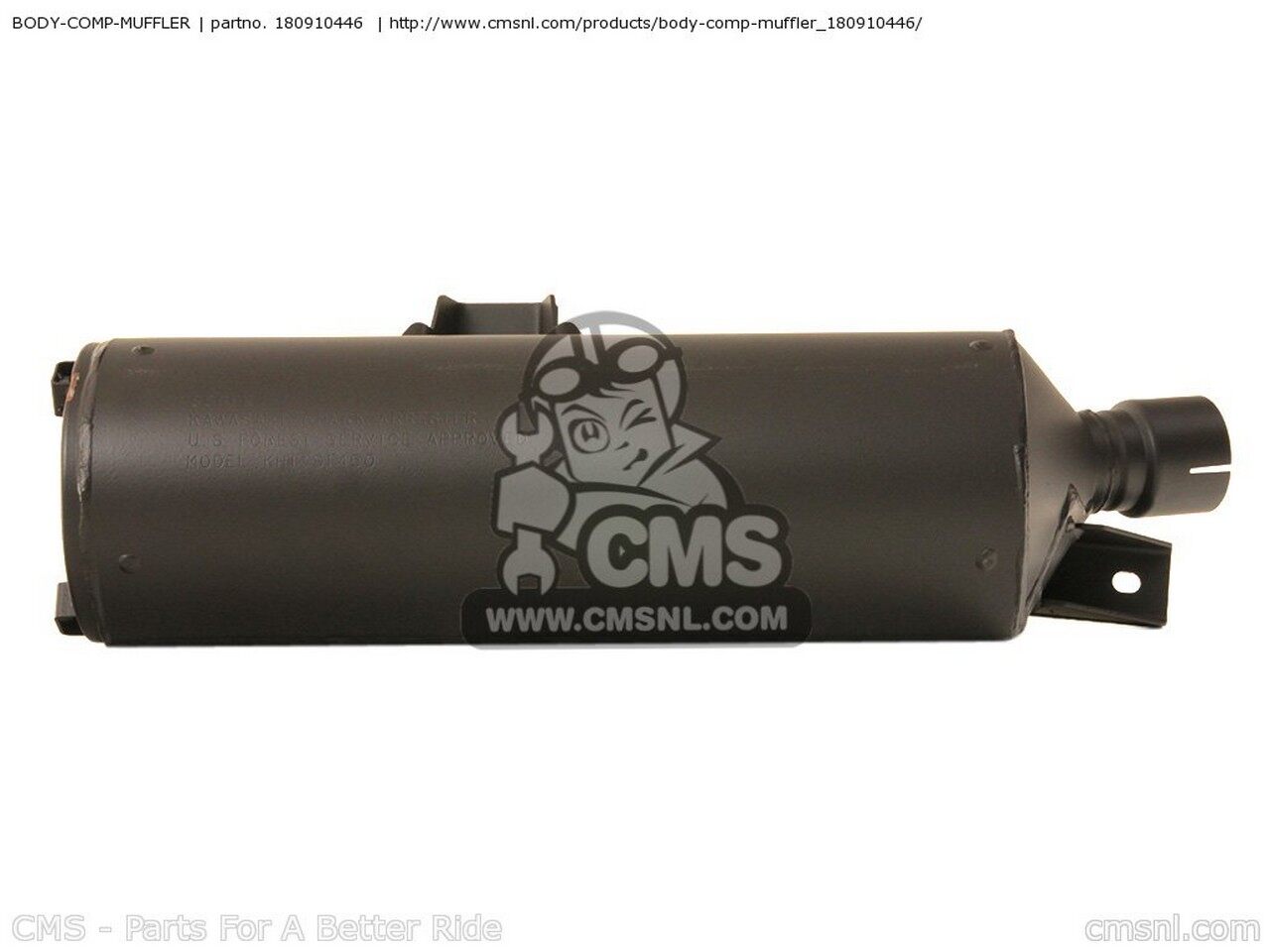Other - CMS シーエムエス ボディ COMP・マッフラー(BODY-COMP-MUFFLER) KSF450-B8F KFX450R 2008 USA KSF450-B8FA KSF450-B9F 2009 KSF450-B9FB KSF450-BAF 2010 KSF450-BBF 2011 KSF450-BCS 2012 KSF450-BDF 2013 KSF450-BEF 2014 KAWASAKI カワサキ 補修・汎用サイレンサー