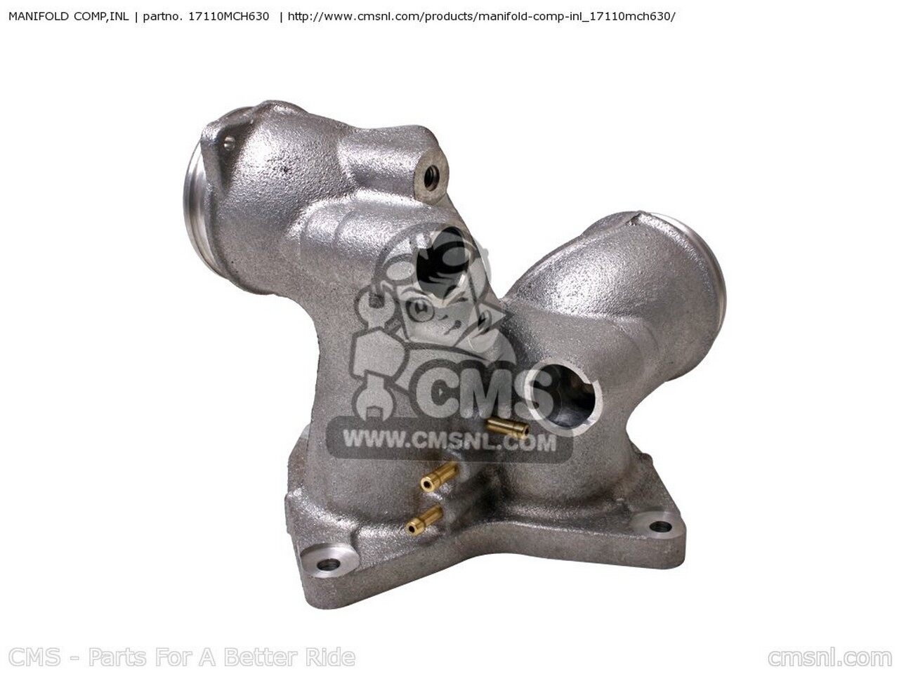 CMS シーエムエス MANIFOLD COMP，INL VTX1800C 2002 2 AUSTRALIA ENGLAND EUROPEAN DIRECT SALES FRANCE 2003 3 2004 4 VTX1800C1 2005 5 IRELAND HONDA ホンダ インシュレーター・マニホールド 吸気関連 エンジン