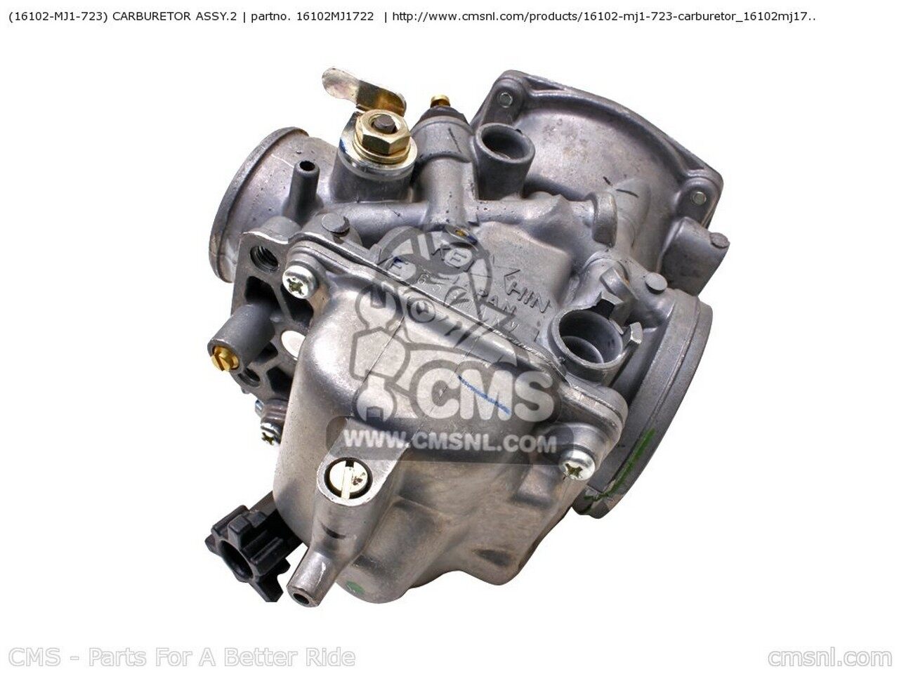 Big Carburetor Kits - CMS シーエムエス (16102-MJ1-723) CARBURETOR ASSY.2 CBX750P2 2001 1 GEN EXPORT / KPH TYPE 4 PLR GENERAL MK 2 PLB 3 MOT 5 6 MOROCCO BLA PERU PERUMK HONDA ホンダ キャブレター 吸気関連 エンジン