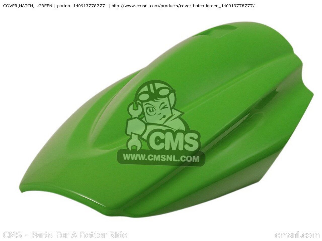 CMS シーエムエス COVER，HATCH，L.GREEN JT1500-A6F JETSKI STX-15F 2006 USA JT1500-AEF 2014 KAWASAKI カワサキ その他外装オプション 補修部品 外装