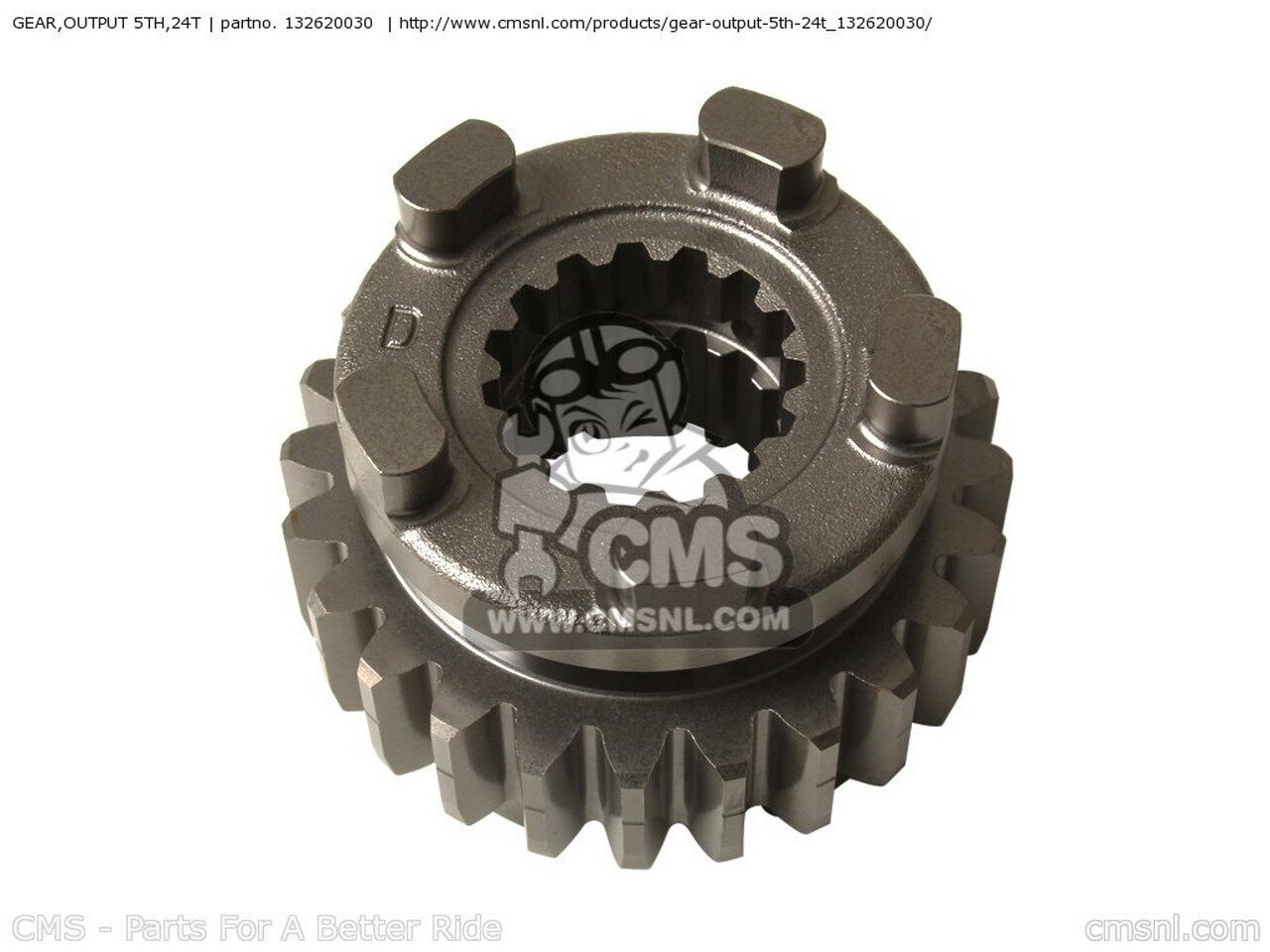 CMS シーエムエス GEAR，OUTPUT 5TH，24T ZR1000A2 Z1000 USA CALIFORNIA CANADA ZR1000A3 ZR1000A6F Z..