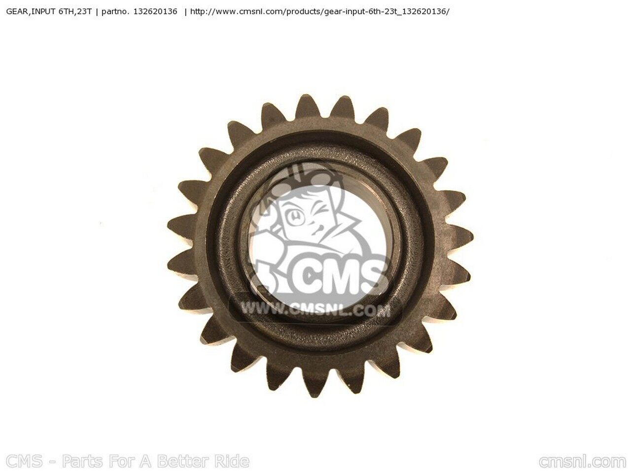 CMS シーエムエス GEAR，INPUT 6TH，23T ZX1000C1 NINJA ZX10R USA CALIFORNIA CANADA ZX1000C2 ZX1000..