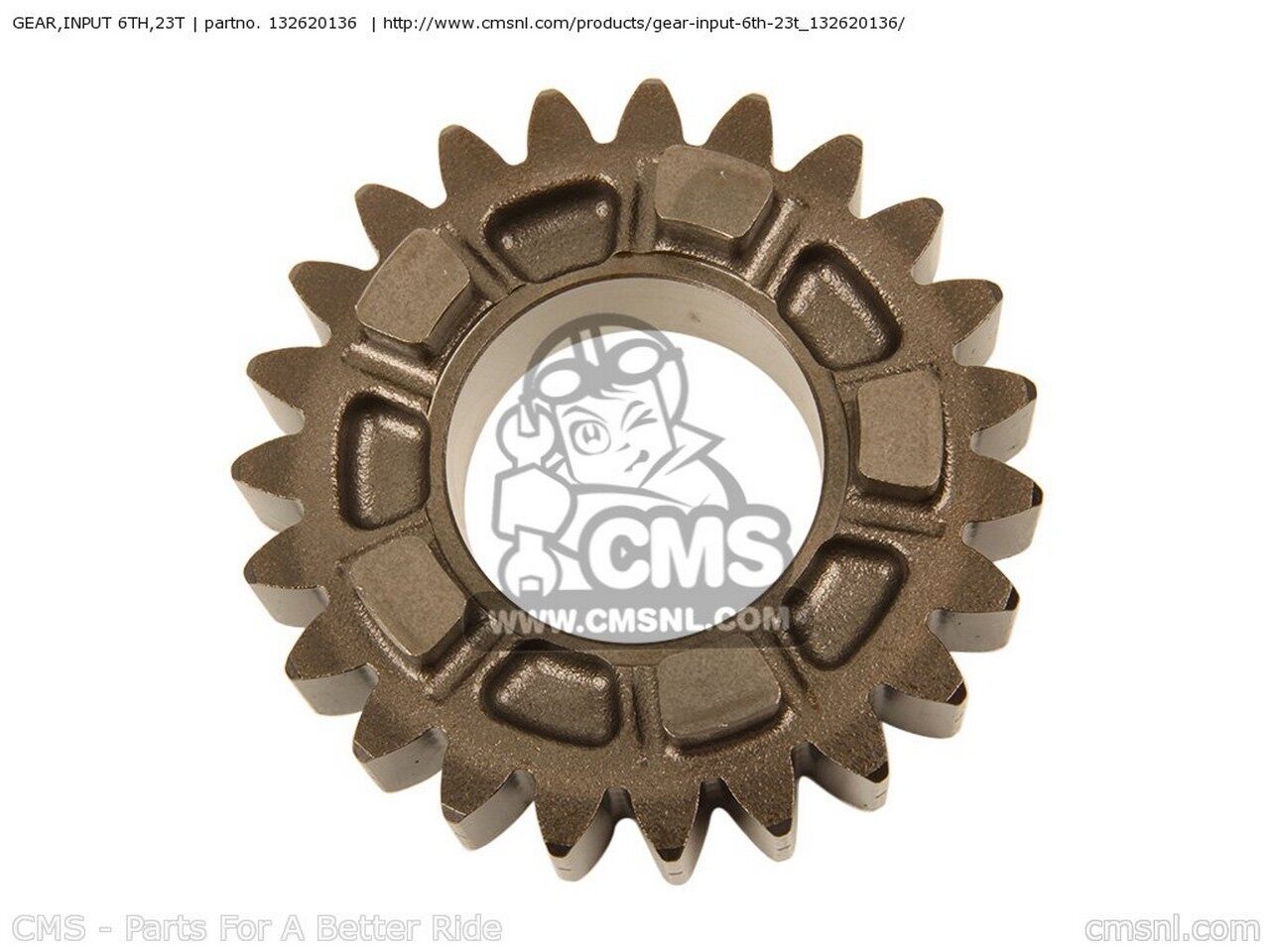 CMS �������२�� GEAR��INPUT 6TH��23T ZX1000C1 NINJA ZX10R USA CALIFORNIA CANADA ZX1000C2 ZX1000D6F ZX1000D7F ZX1000D7FA KAWASAKI ���掠�� �ߥå���󡦥��� ���󥸥�ѡ��� ���󥸥�