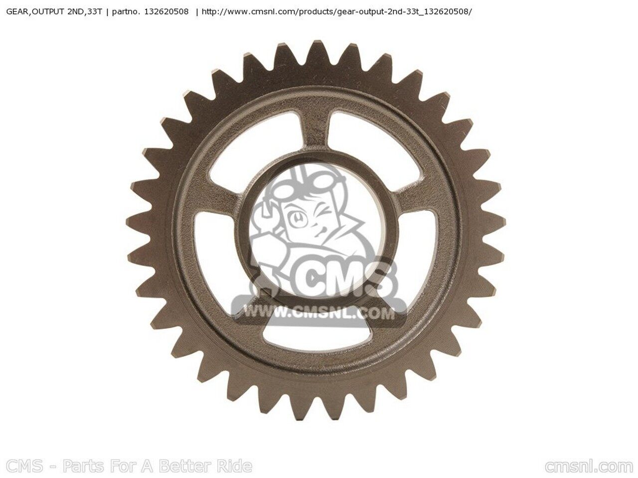 CMS �������२�� GEAR��OUTPUT 2ND��33T ZX600P7F NINJA ZX6R USA ZX600P8F ZX600P8FA ZX636B1 CALIFORNIA CANADA KAWASAKI ���掠�� �ߥå���󡦥��� ���󥸥�ѡ��� ���󥸥�
