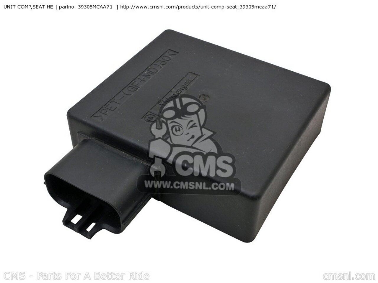 CMS シーエムエス UNIT COMP，SEAT HE GL1800 GOLDWING 6 AUSTRALIA / GH ENGLANDGH EUROPEAN DIRECT SALES FRANCE CMF IRELAND USA HONDA ホンダ その他シートオプション・補修部品 シート関連 外装