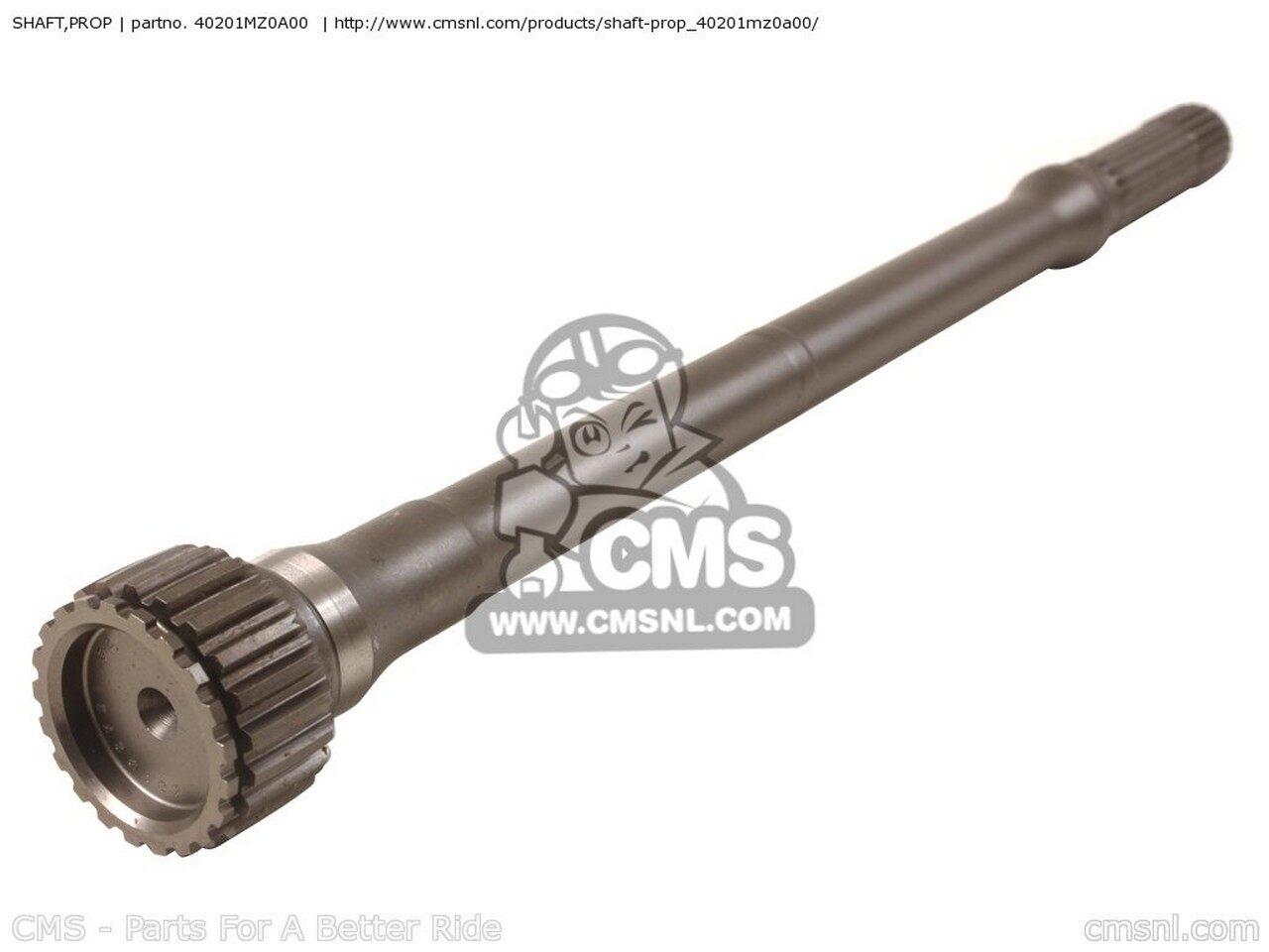 CMS シーエムエス SHAFT，PROP GL1500C VALKYRIE 2000 Y AUSTRALIA / RBM AUSTRIA CANADA ENGLAND EURO..