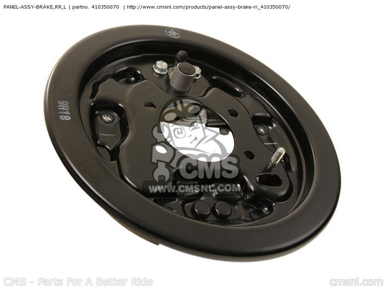 CMS シーエムエス PANEL-ASSY-BRAKE，RR，L KAF400-BAF MULE600 2010 USA KAF400-BBF 2011 KAWASAKI カワサキ ドラムブレーキ ブレーキ