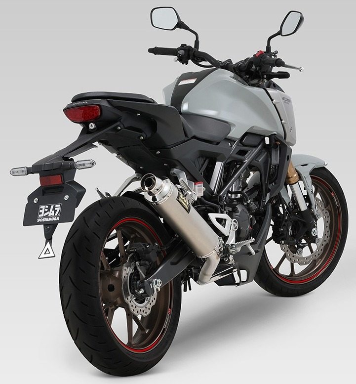 YOSHIMURA ヨシムラ 機械曲 GP-MAGNUM105サイクロン EXPORT SPEC政府認証 CB125R HONDA ホンダ フルエキゾーストマフラー マフラー カラー：SSF(サテンフィニッシュカバー)
