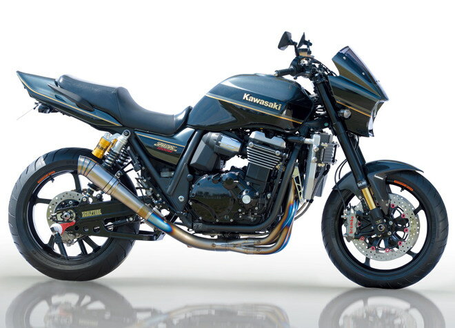 NITRO RACING ナイトロレーシング 4in1 機械曲げチタンEXマフラー【排ガス対応サイレンサー】 ZRX1200ダエグ KAWASAKI カワサキ フルエキゾーストマフラー マフラー サイレンサー・エキゾースト表面仕上げ：ハーフポリッシュ