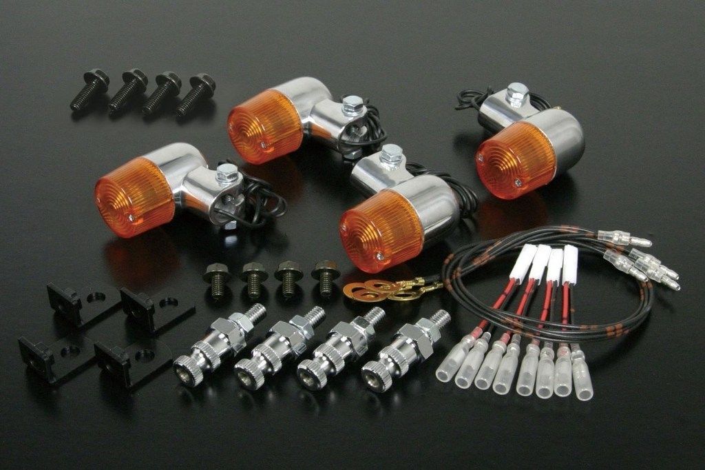 SP武川 SPタケガワ 丸型Sウインカーキット モンキー ゴリラ Ape50 Ape100 HONDA ホンダ ウインカー 灯火類 電装系