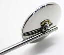 Motor Rock モーターロック JCMAミラー YAMAHA ヤマハ ミラー ハンドル 直径:100mm / 仕上げ:ポリッシュ(鏡面仕上げ) / JCMAタグ:Nickel/Brass(ニッケルタグ/ブラスリベット)