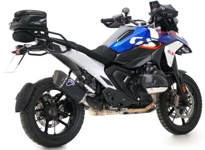 TERMIGNONI テルミニョーニ スリップオン-EU規制対応タイプ_1サイレンサー STR R1300GS BMW スリップオンマフラー マフラー サイレンサースリーブ素材：チタニウム・ブラック