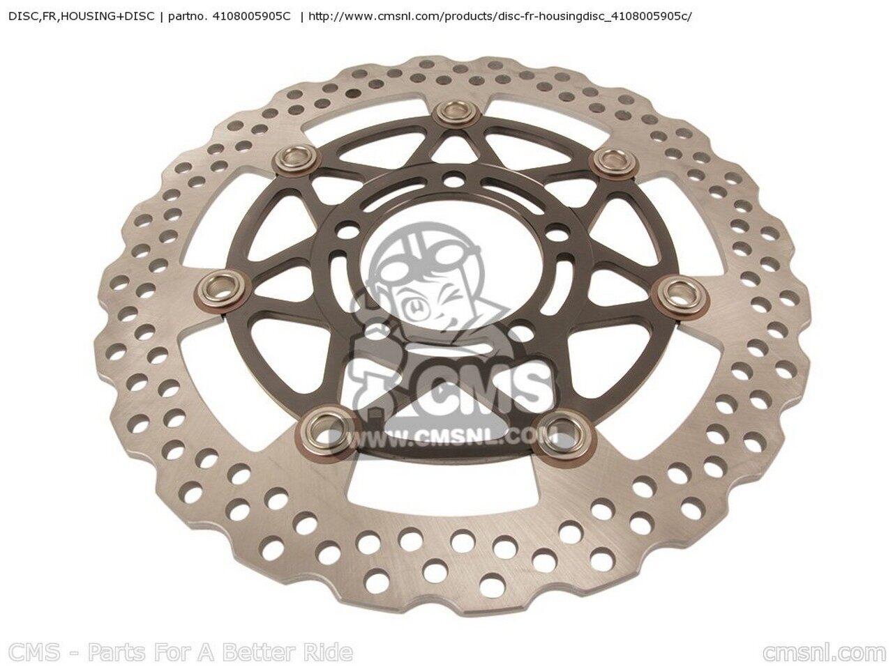 CMS �������२�� DISC��FR��HOUSING+DISC ZX636EDF NINJA ZX6R USA ZX636EEF ZX636FDF / ABS ZX636FEF KAWASAKI ���掠�� �֥졼���ǥ������������� �֥졼��