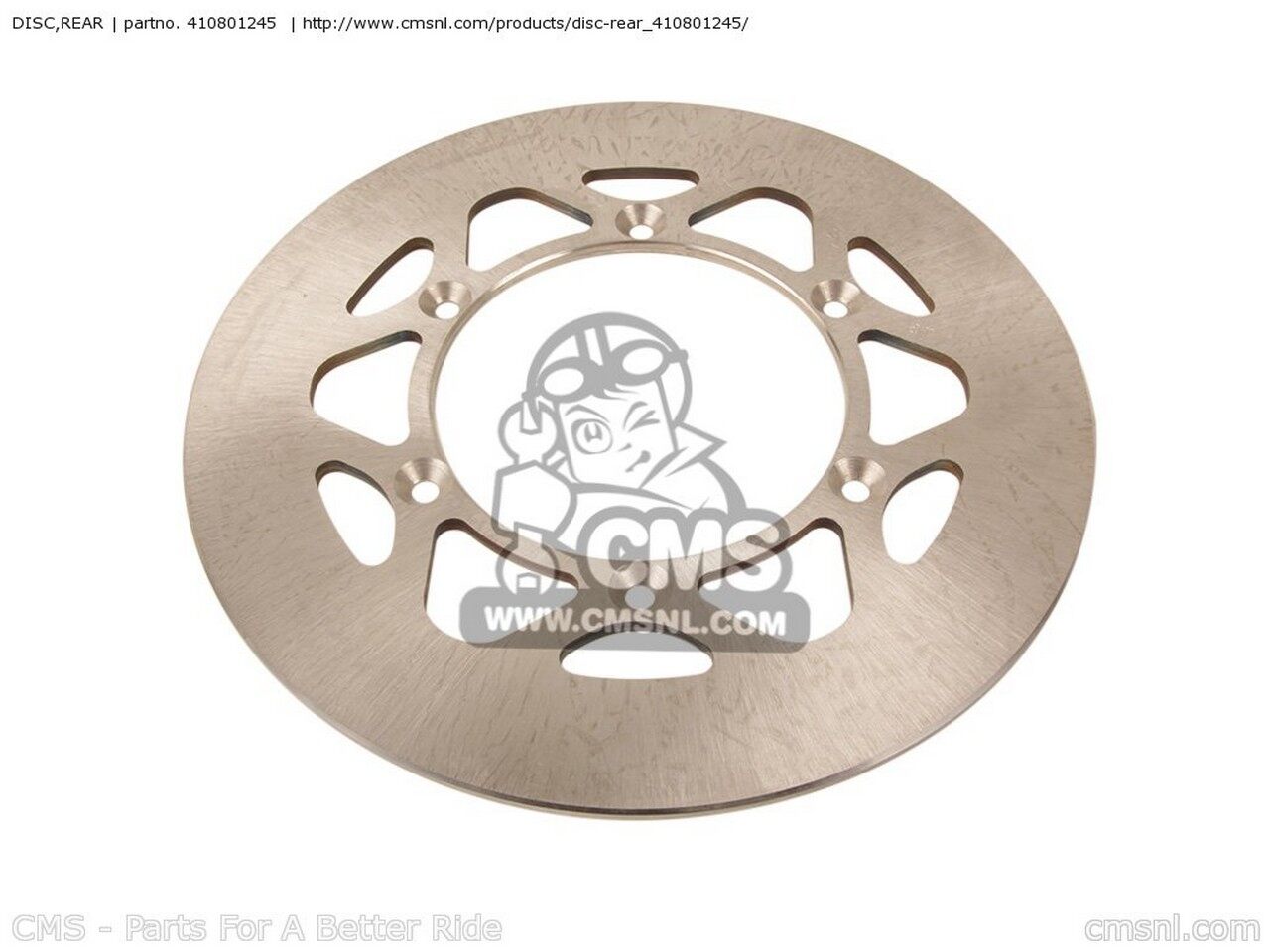 CMS シーエムエス DISC， RR KX500-E15 KX500 2003 USA CANADA KX500-E16 2004 KAWASAKI カワサキ ブレーキディスクローター ブレーキ